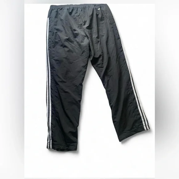 Adidas three stripes vintage retro black sweatpants size XL - Picture 3 of 8